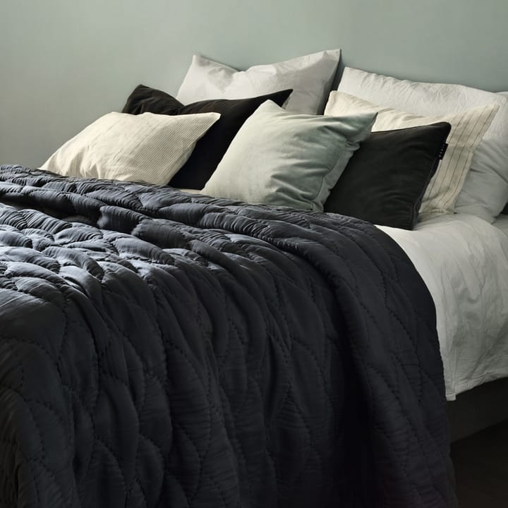 Colcha de cama Saga 260x270 cm - gris oscuro - Linum