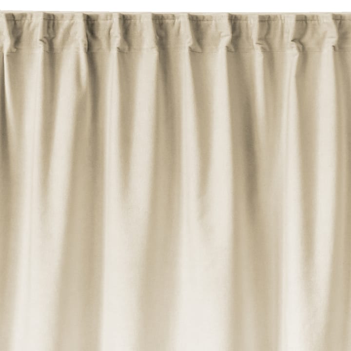Cortina con banda Paolo - beige cremoso - Linum