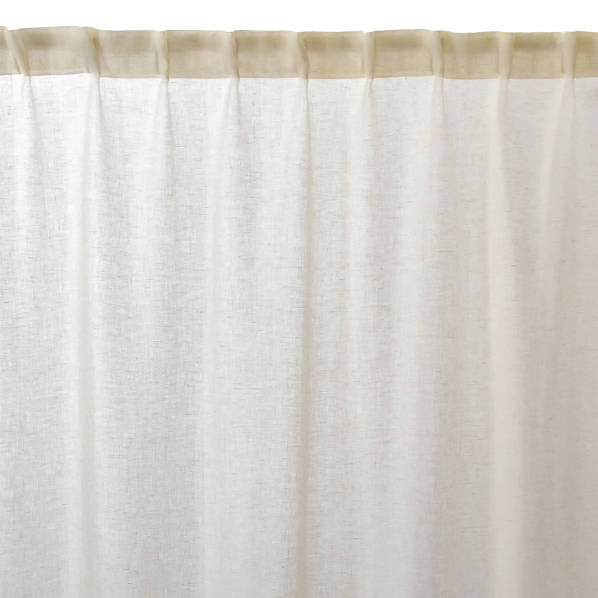 Cortina Intermezzo, beige cremoso Linum