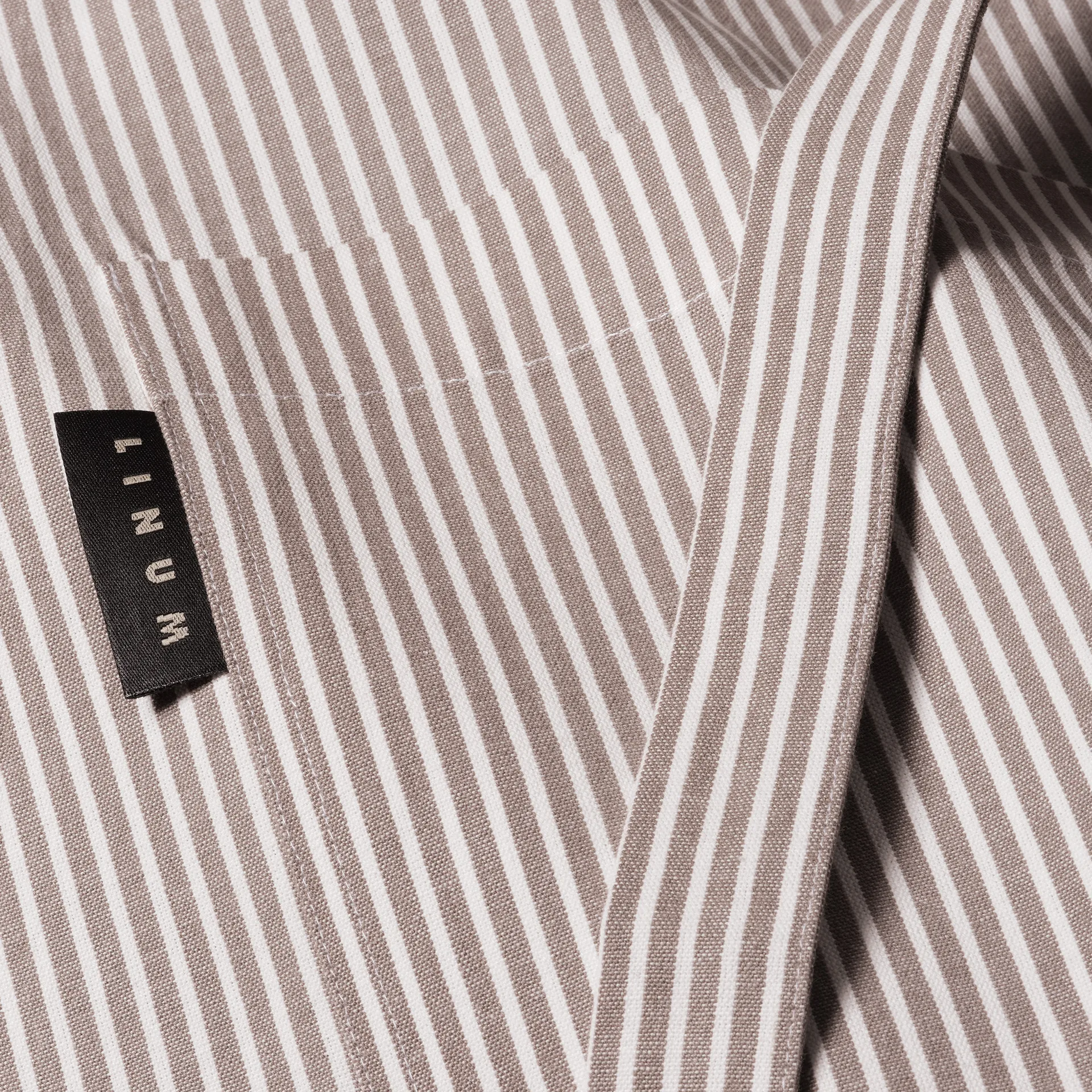 Delantal Emma, Marrón topo Linum