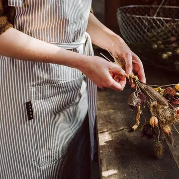 Delantal Emma - Marrón topo - Linum