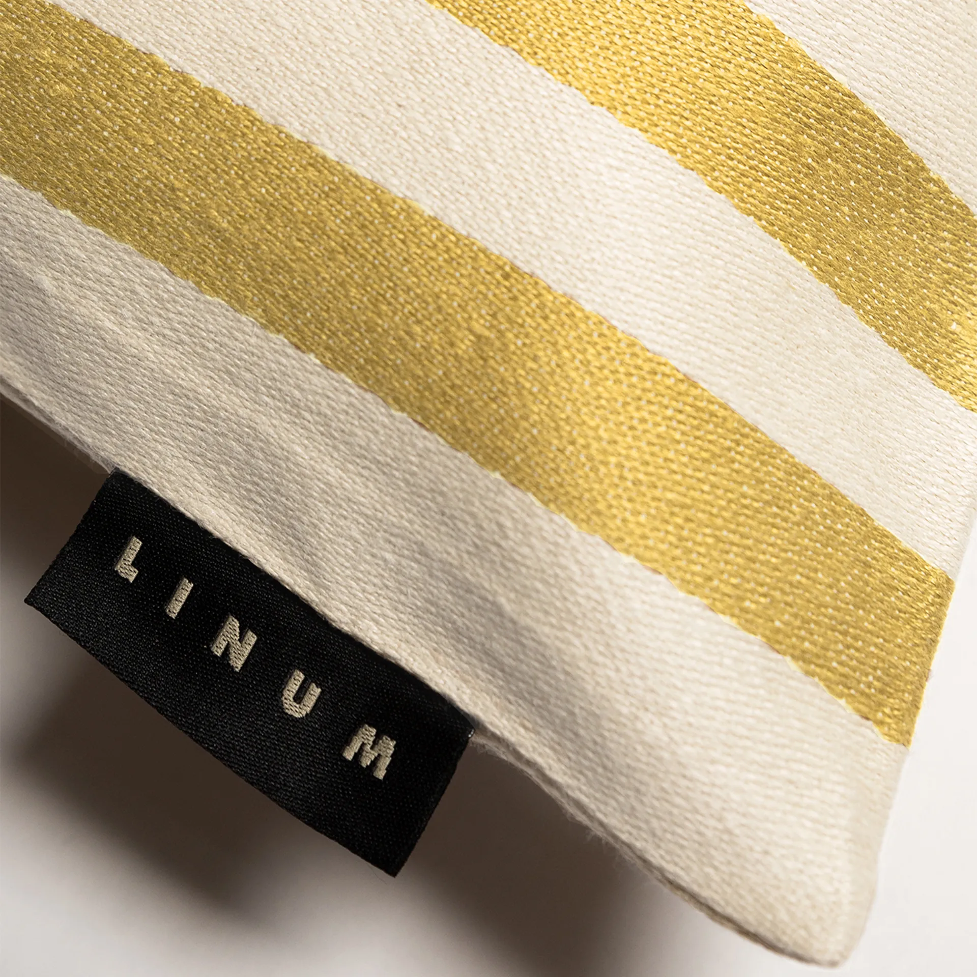 Funda de cojín Amalfi 35x50 cm, Amarillo paja Linum