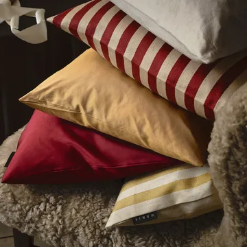 Funda de cojín Amalfi 35x50 cm - Naranja oxidado - Linum