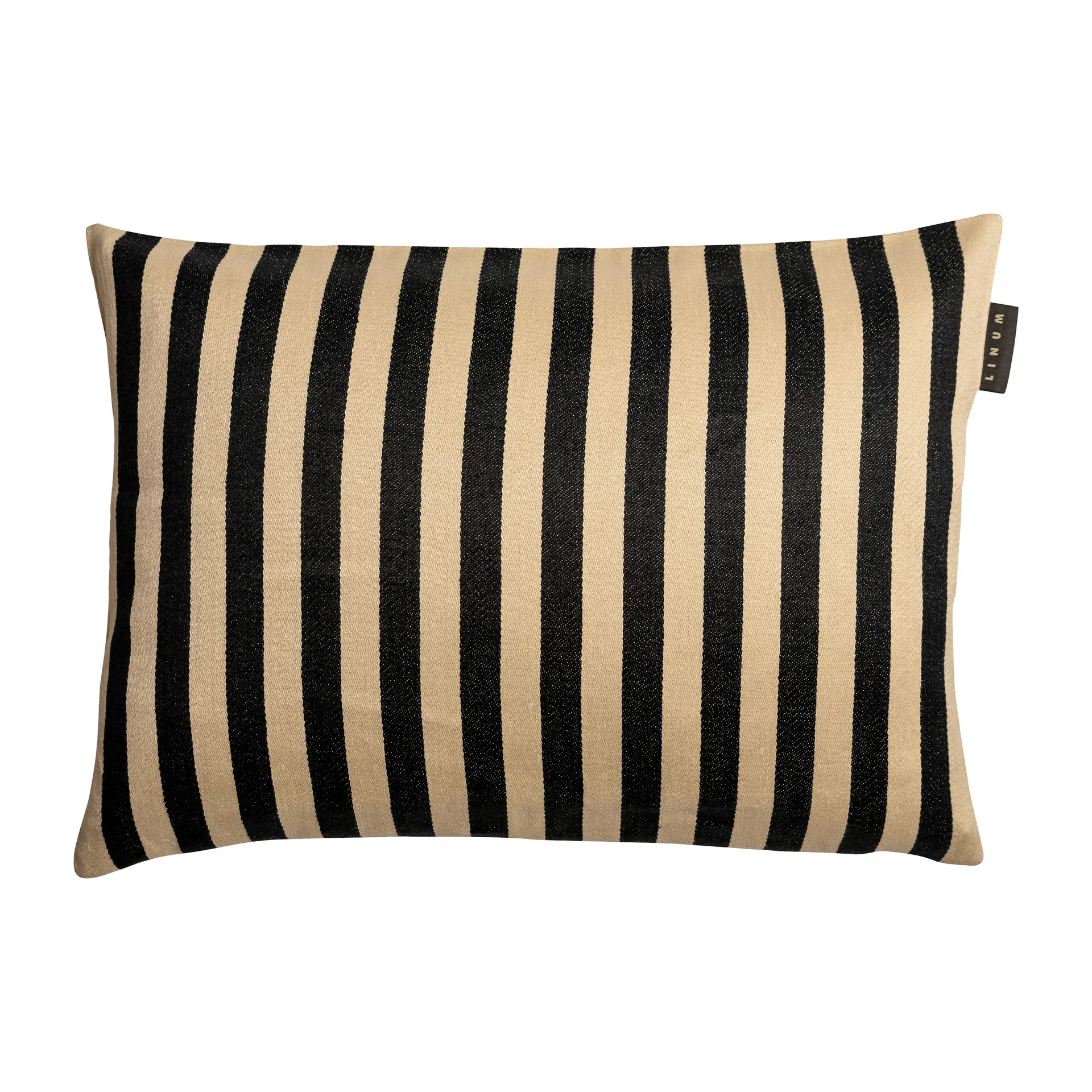 Funda de cojín Amalfi 35x50 cm, negro Linum