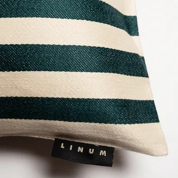 Funda de cojín Amalfi 35x50 cm - Verde esmeralda intenso - Linum
