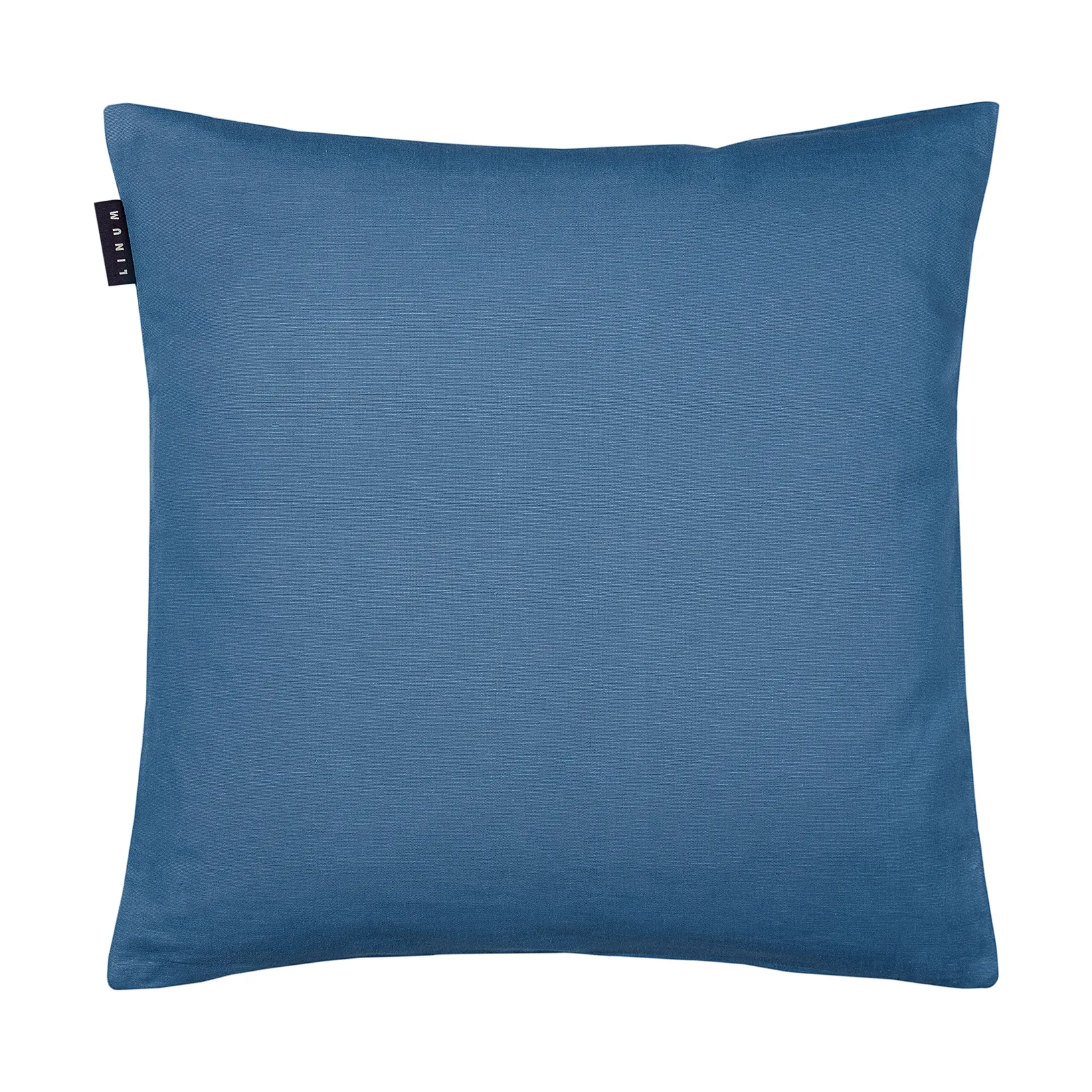 Funda de cojín Annabell 40x40 cm, Azul marino profundo Linum