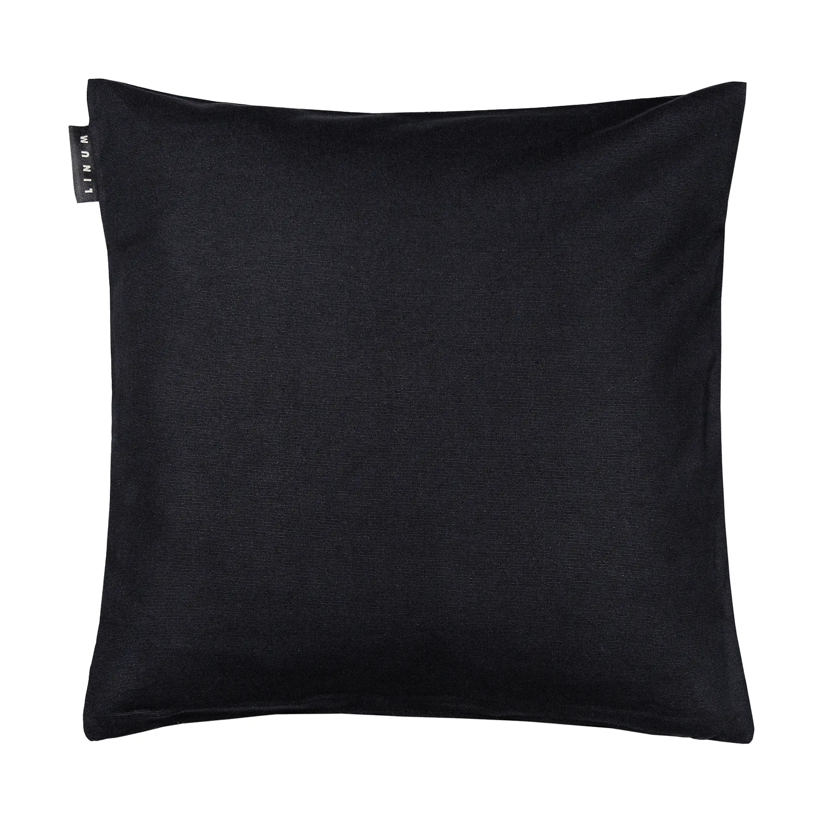 Funda de cojín Annabell 40x40 cm, Negro Linum