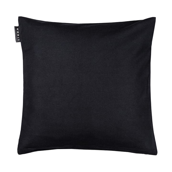 Funda de cojín Annabell 40x40 cm - Negro - Linum