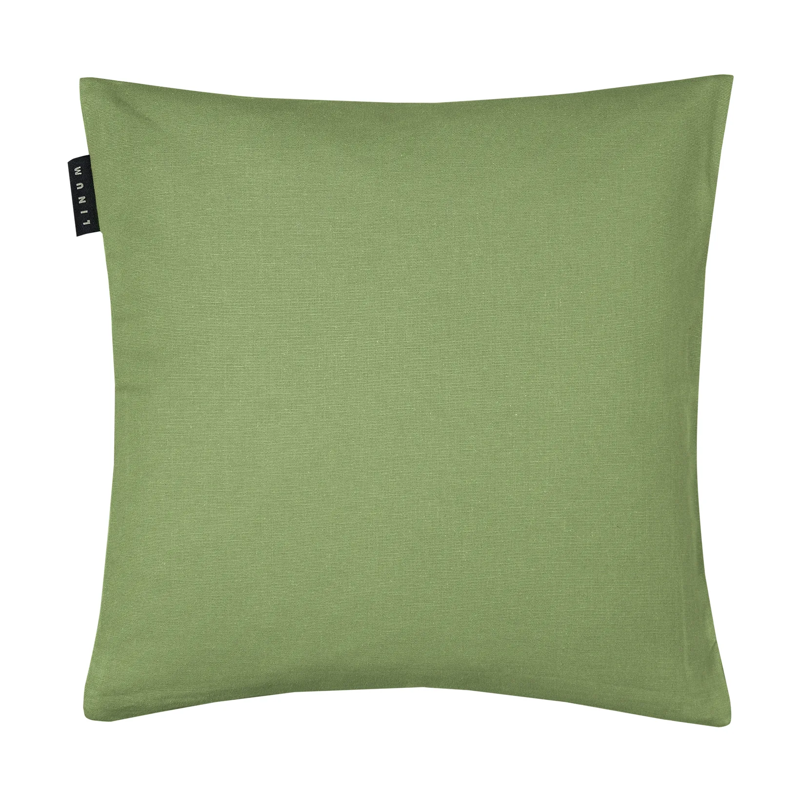 Funda de cojín Annabell 40x40 cm, Verde musgo Linum