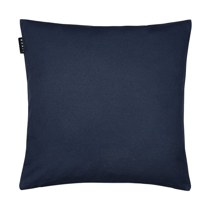 Funda de cojín Annabell 50x50 cm - Azul marino oscuro - Linum
