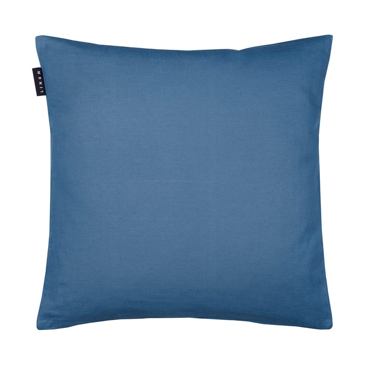 Funda de cojín Annabell 50x50 cm - Azul marino profundo - Linum