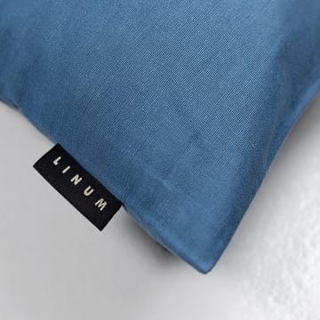Funda de cojín Annabell 50x50 cm - Azul marino profundo - Linum