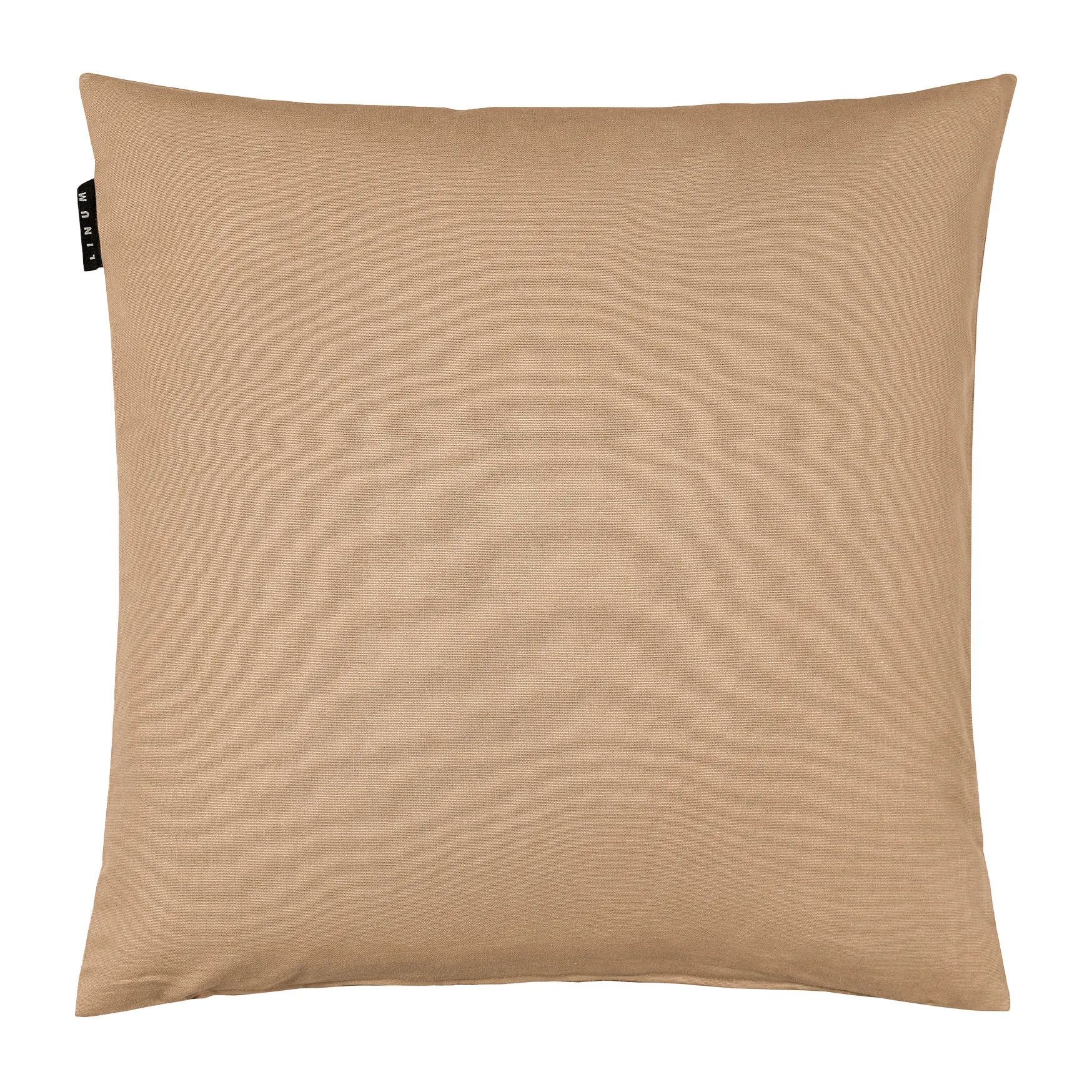 Funda de cojín Annabell 50x50 cm, marrón Linum