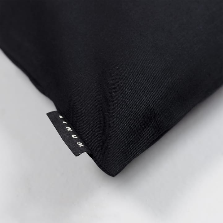 Funda de cojín Annabell 50x50 cm, Negro Linum