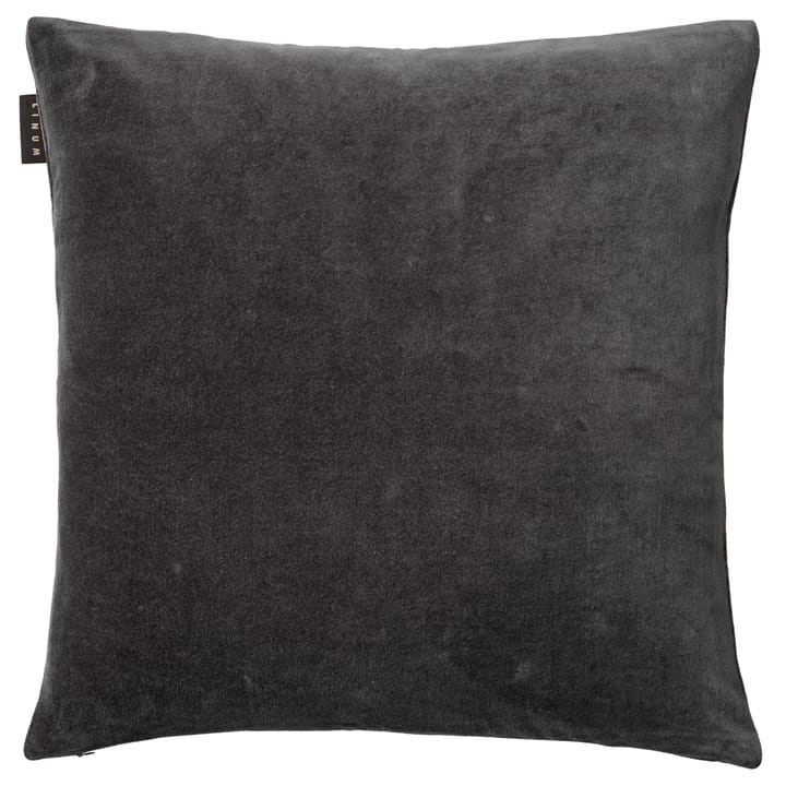 Funda de cojín Paolo 50x50 cm - gris oscuro - Linum