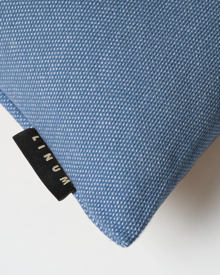 Funda de cojín Pepper 40x40 cm, Azul mar profundo Linum
