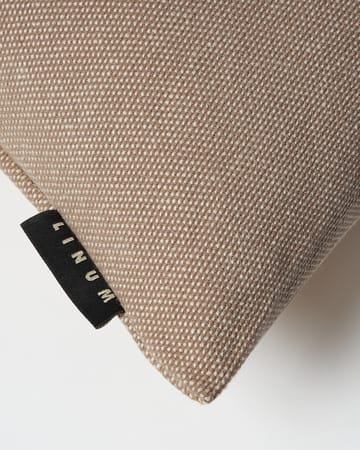 Funda de cojín Pepper 40x40 cm - Marrón topo oscuro - Linum