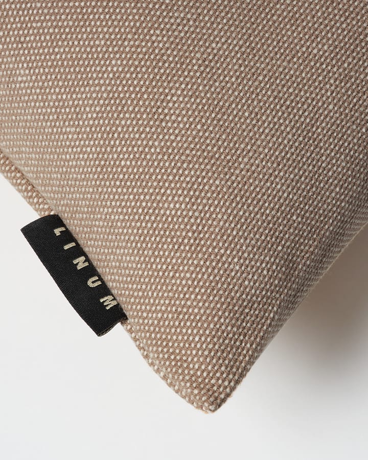 Funda de cojín Pepper 40x40 cm, Marrón topo oscuro Linum