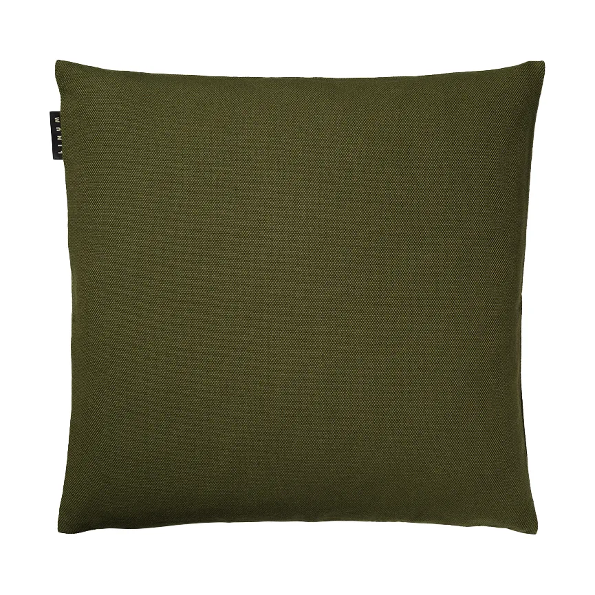 Funda de cojín Pepper 40x40 cm, Verde oliva oscuro Linum