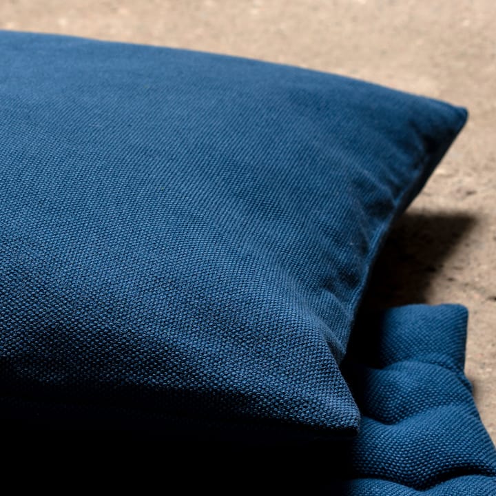 Funda de cojín Pepper 50x50 cm, Azul índigo Linum