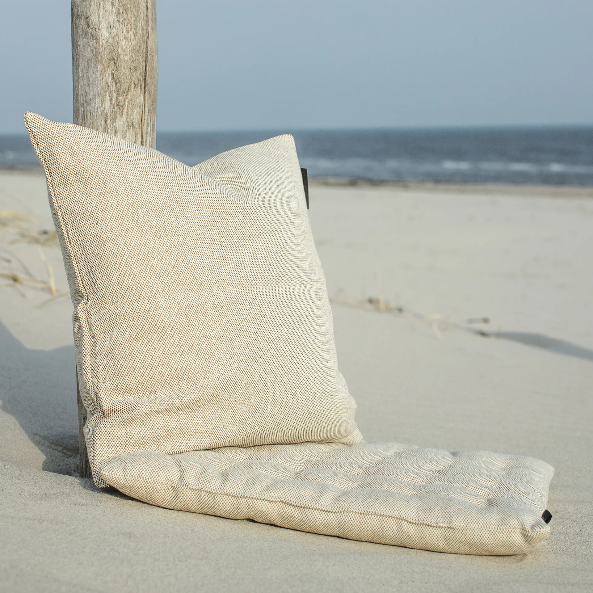 Funda de cojín Pepper 50x50 cm, Marrón bronce Linum