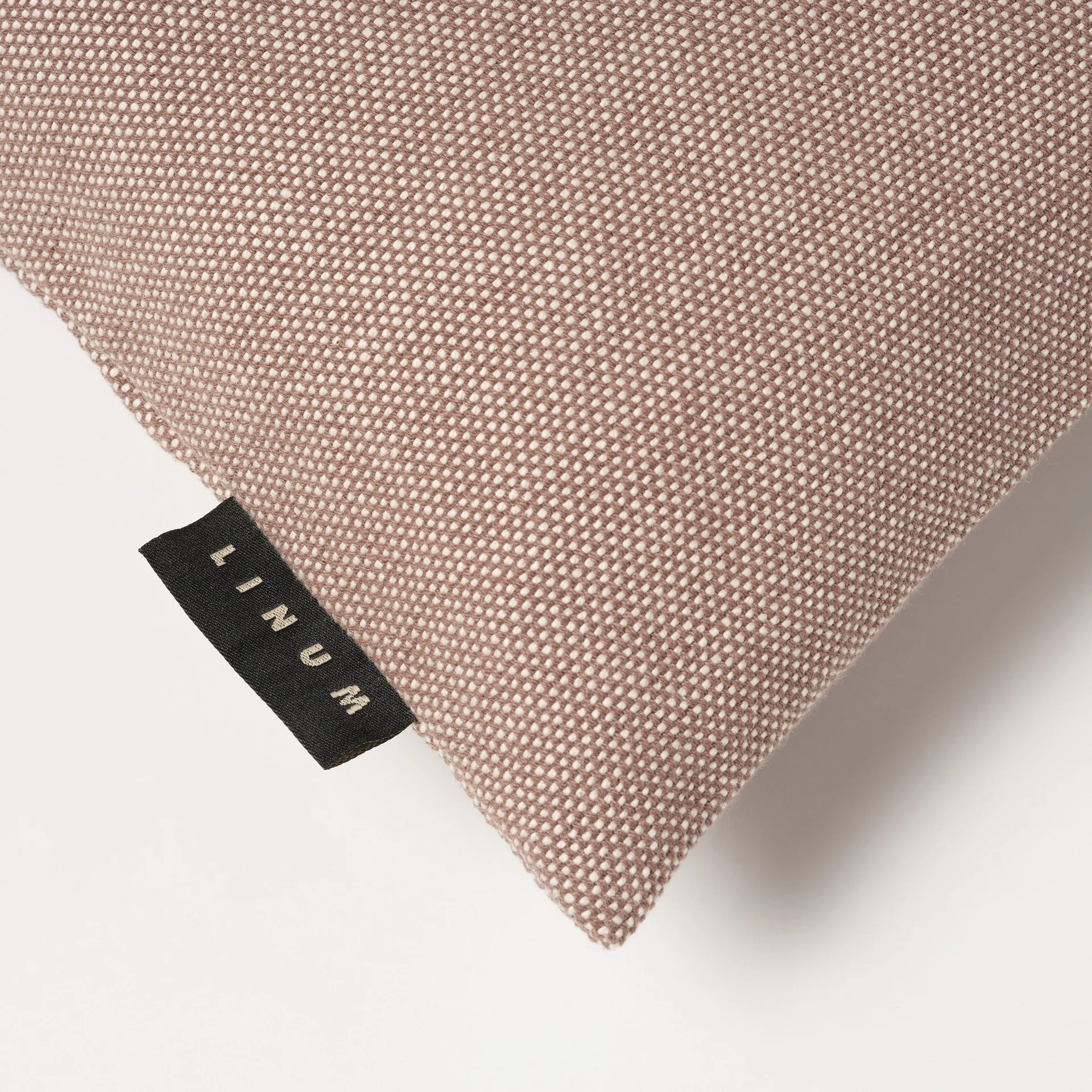 Funda de cojín Pepper 50x50 cm, Marrón topo oscuro Linum