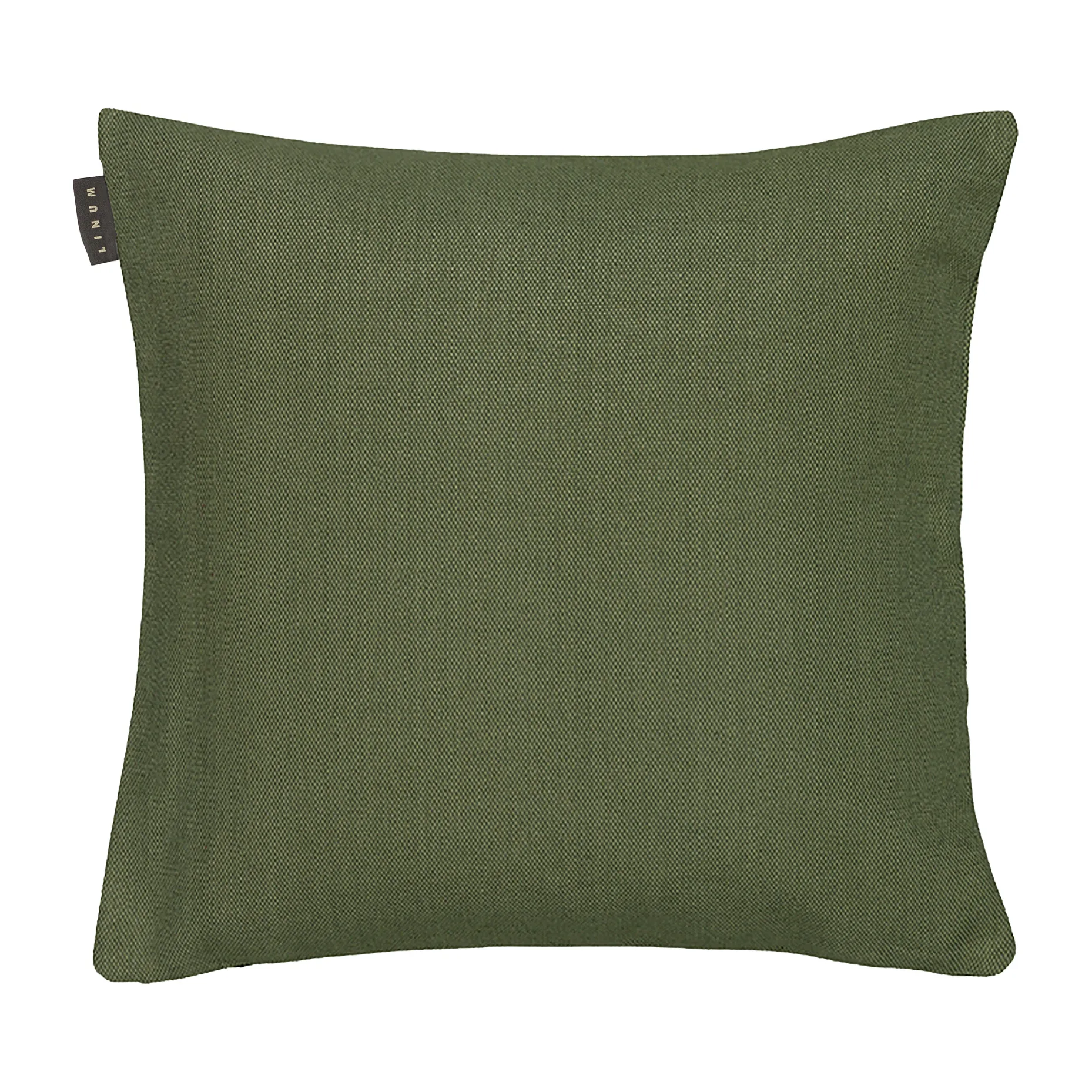Funda de cojín Pepper 50x50 cm, Verde oliva oscuro Linum