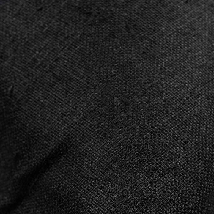 Funda de cojín Seta 50x50 cm, negro Linum