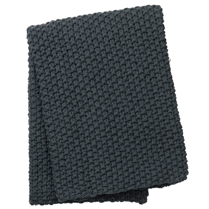 Plaid Drottningholm 130x170 cm - gris ébano - Linum