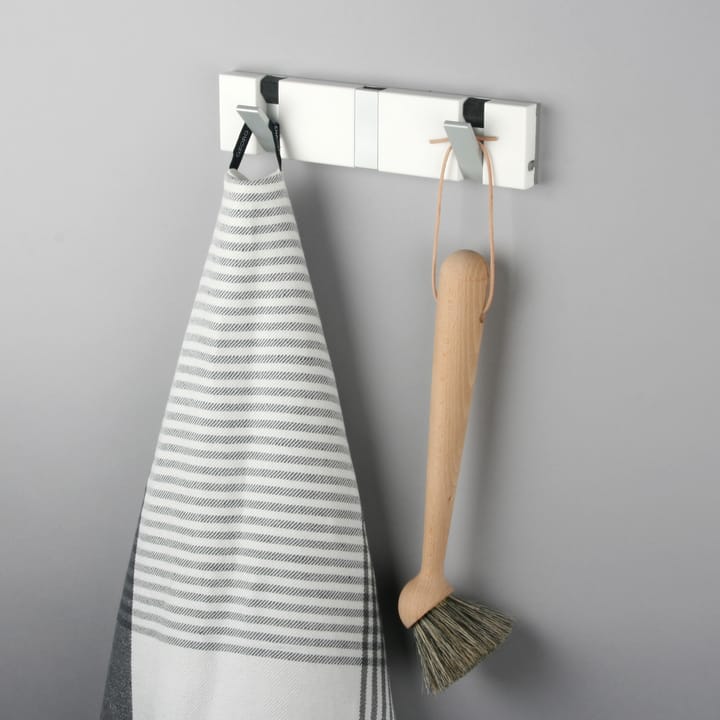 Perchero de pared Knax 20 cm, blanco LoCa