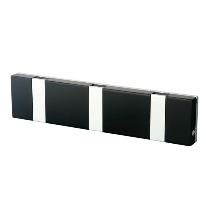 Perchero de pared Knax 20 cm - negro - LoCa