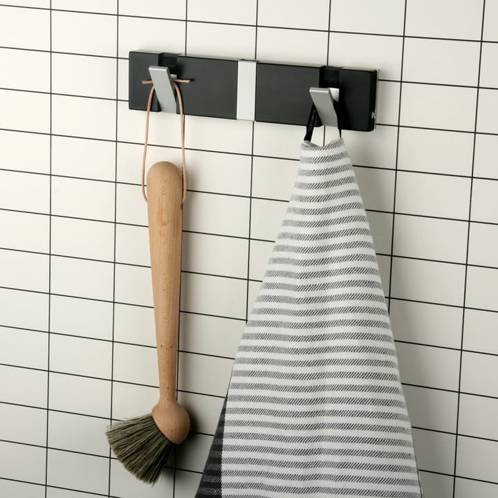 Perchero de pared Knax 20 cm, negro LoCa