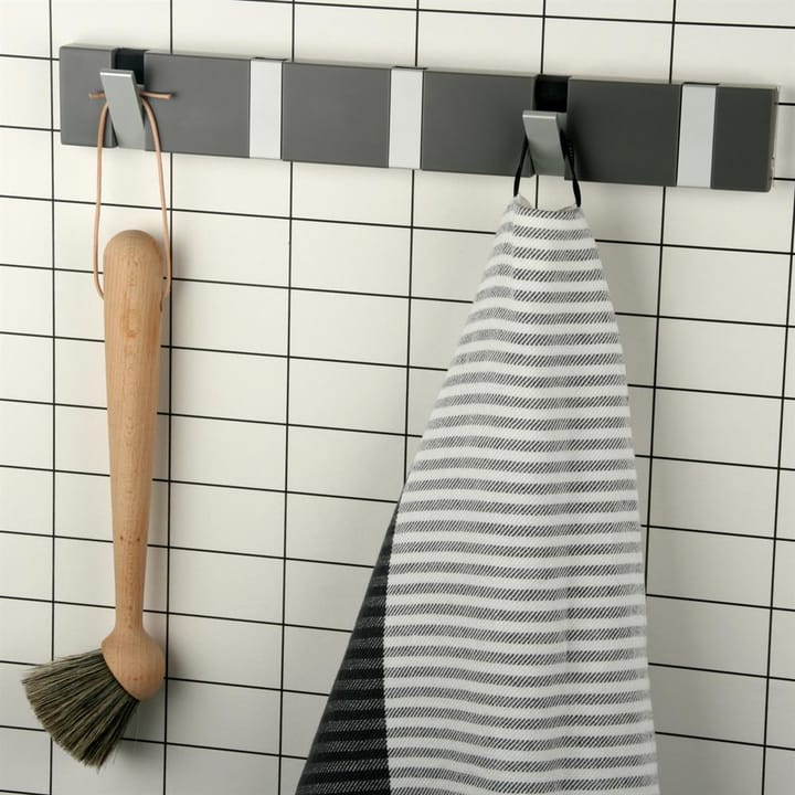 Perchero de pared Knax 33 cm, gris LoCa