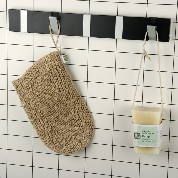 Perchero de pared Knax 33 cm, negro LoCa