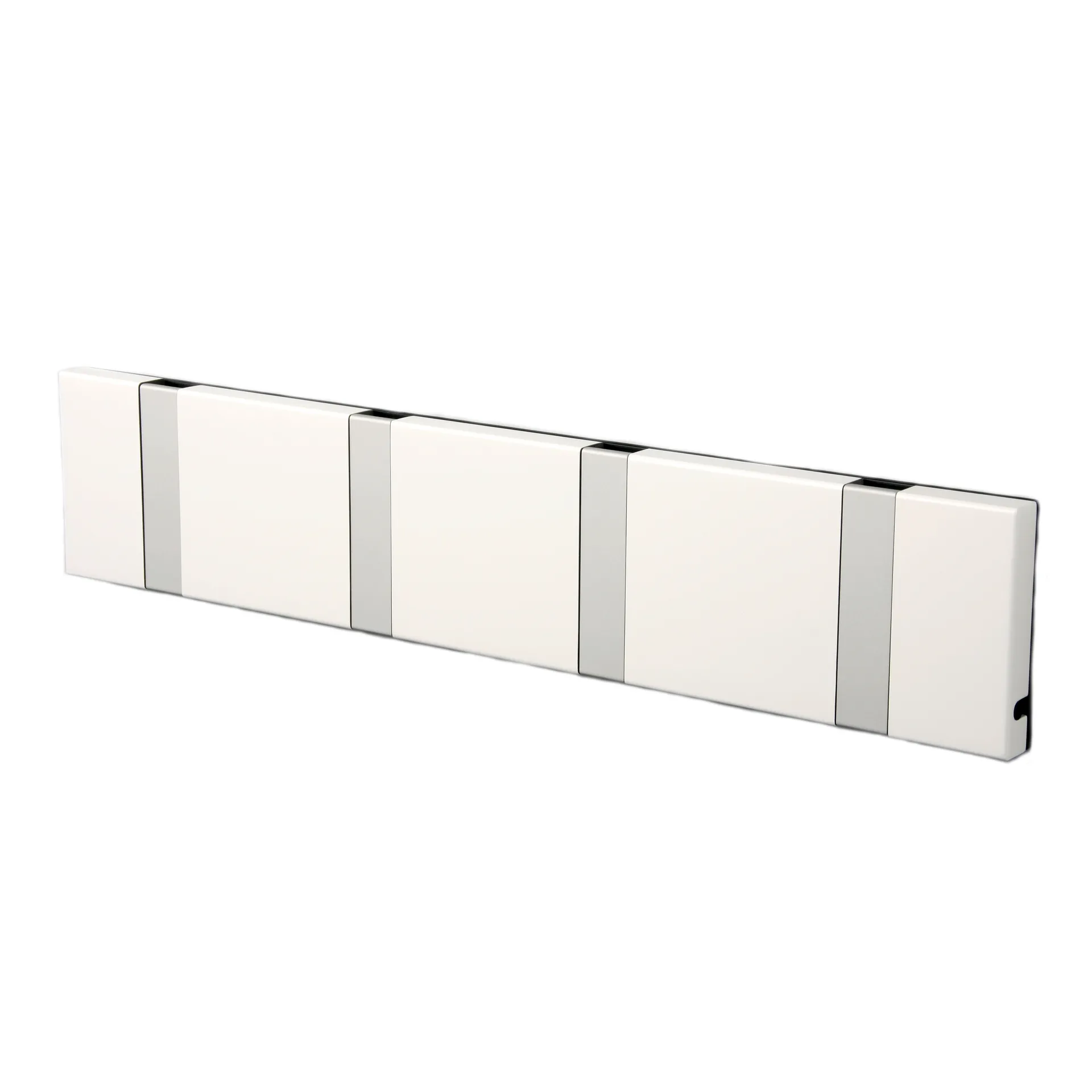 Perchero de pared Knax 40 cm, blanco-gris LoCa