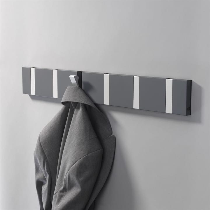 Perchero de pared Knax 40 cm - nogal aceitado-gris - LoCa