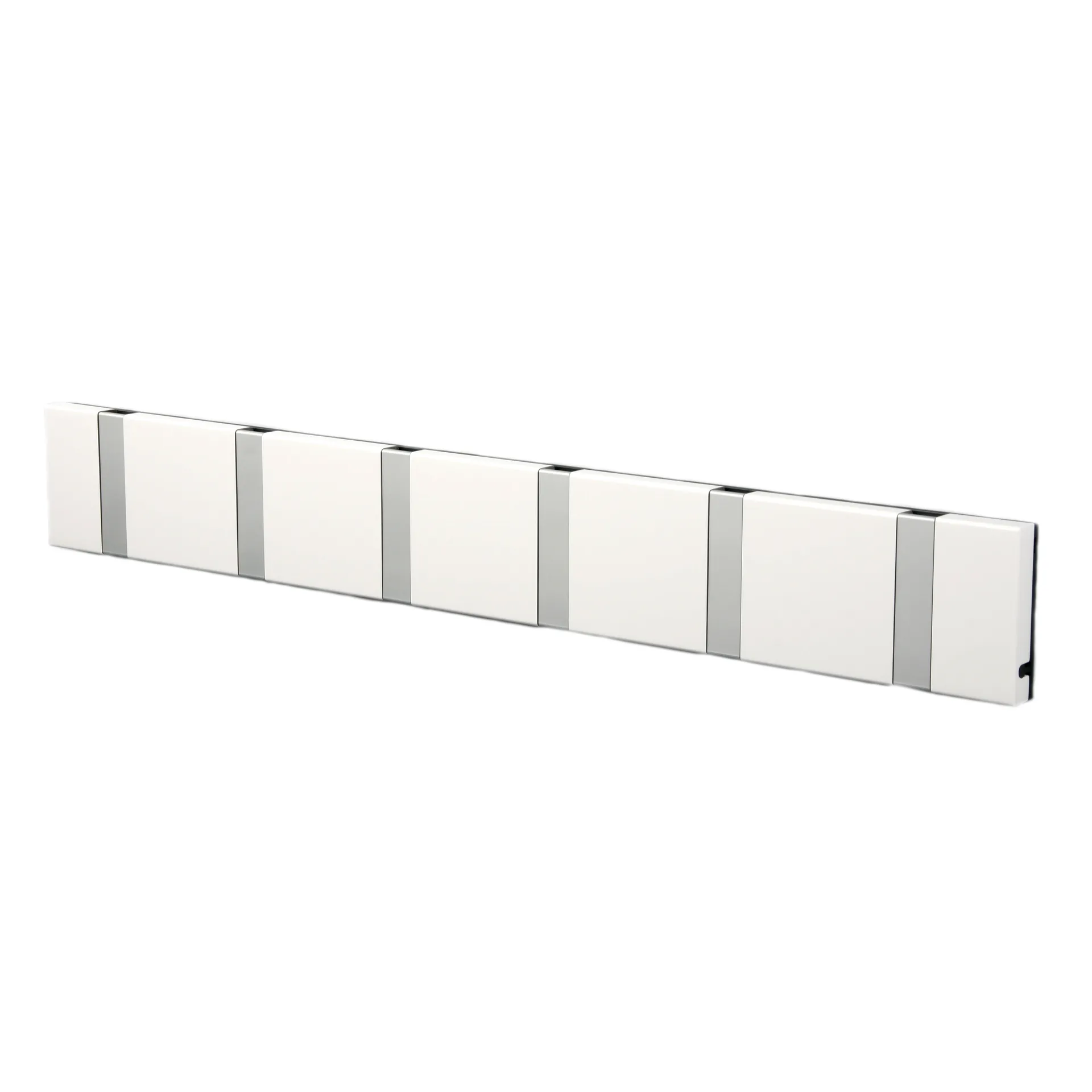 Perchero de pared Knax 60 cm, blanco-gris LoCa