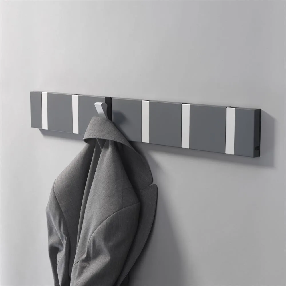 Perchero de pared Knax 80 cm, antracita-gris LoCa