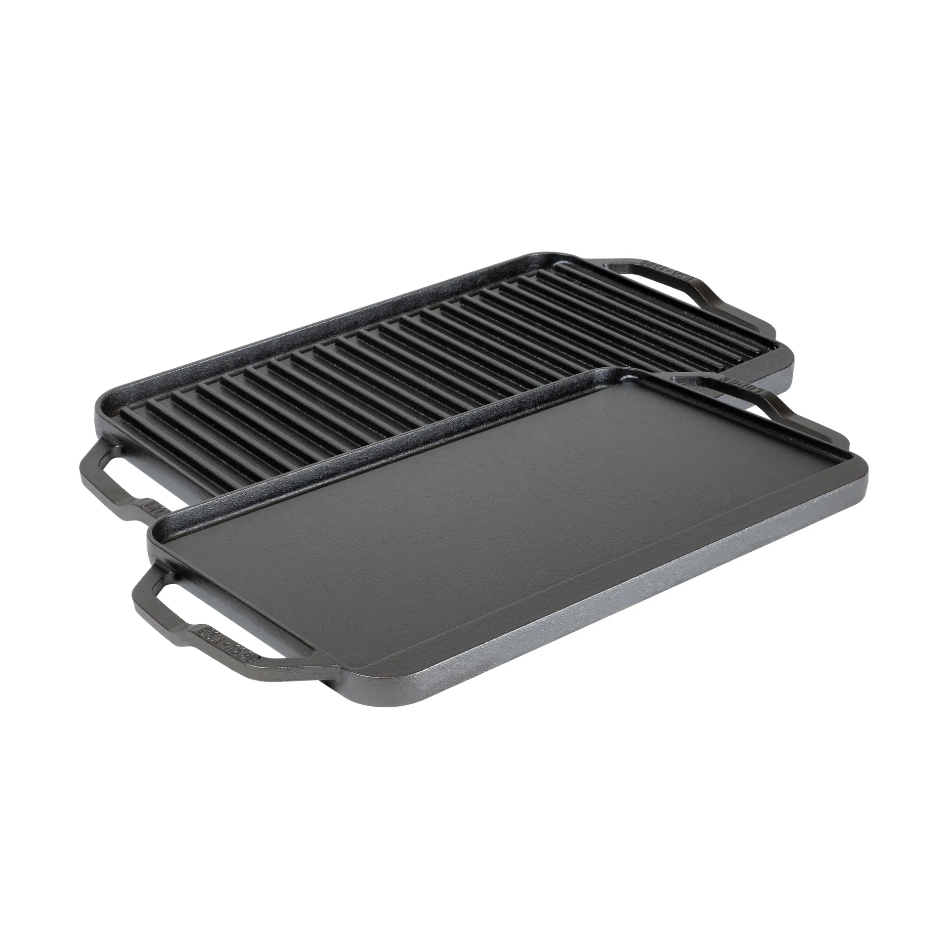 Plancha reversible para asar y grill Chef collection, 50x25 cm Lodge
