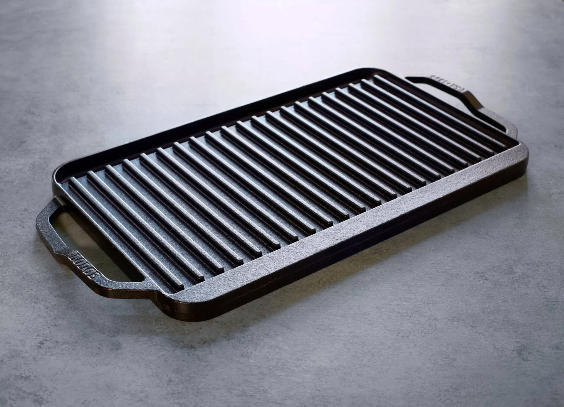 Plancha reversible para asar y grill Chef collection, 50x25 cm Lodge