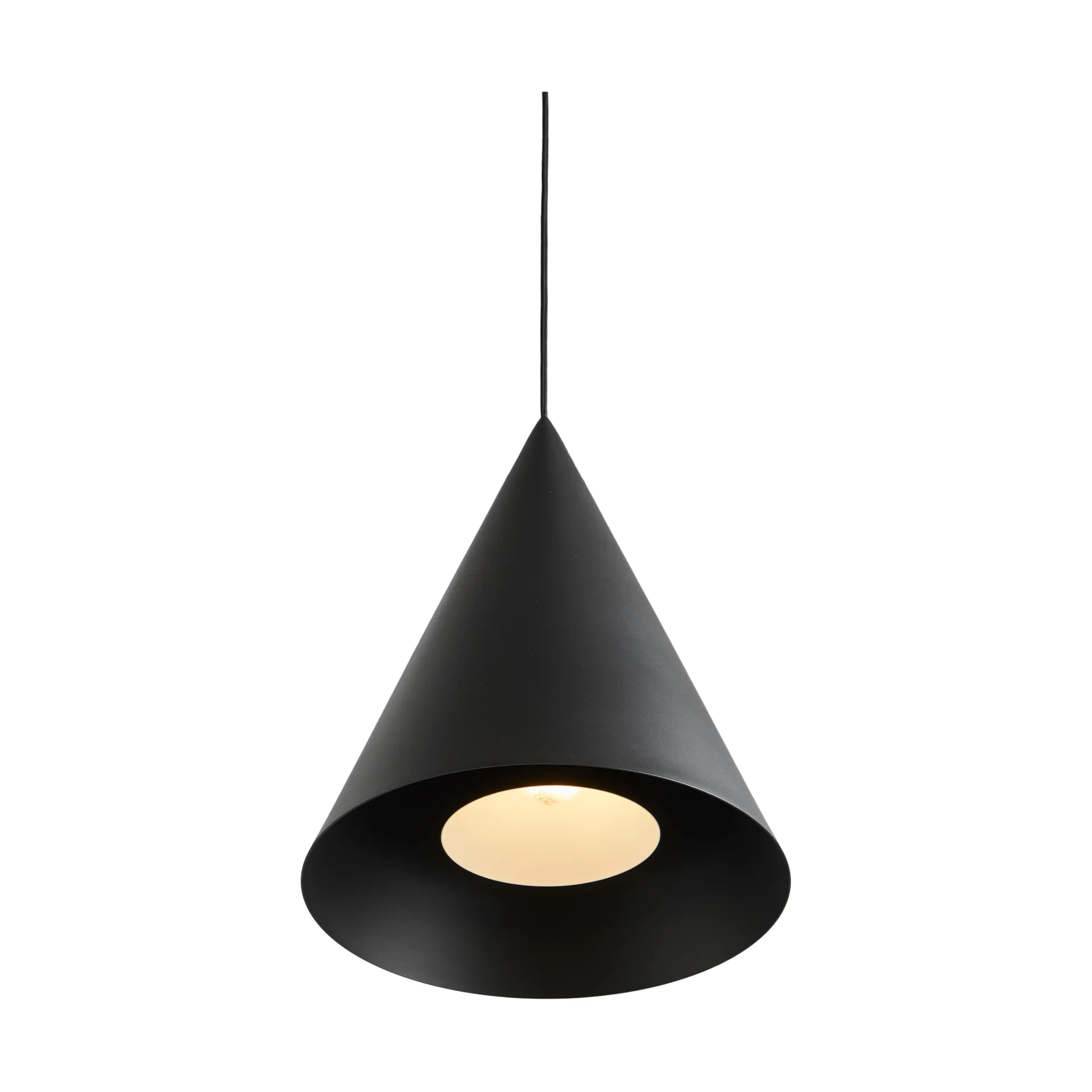 Lámpara colgante Hanzu, Negro, Ø35 cm Loom Design