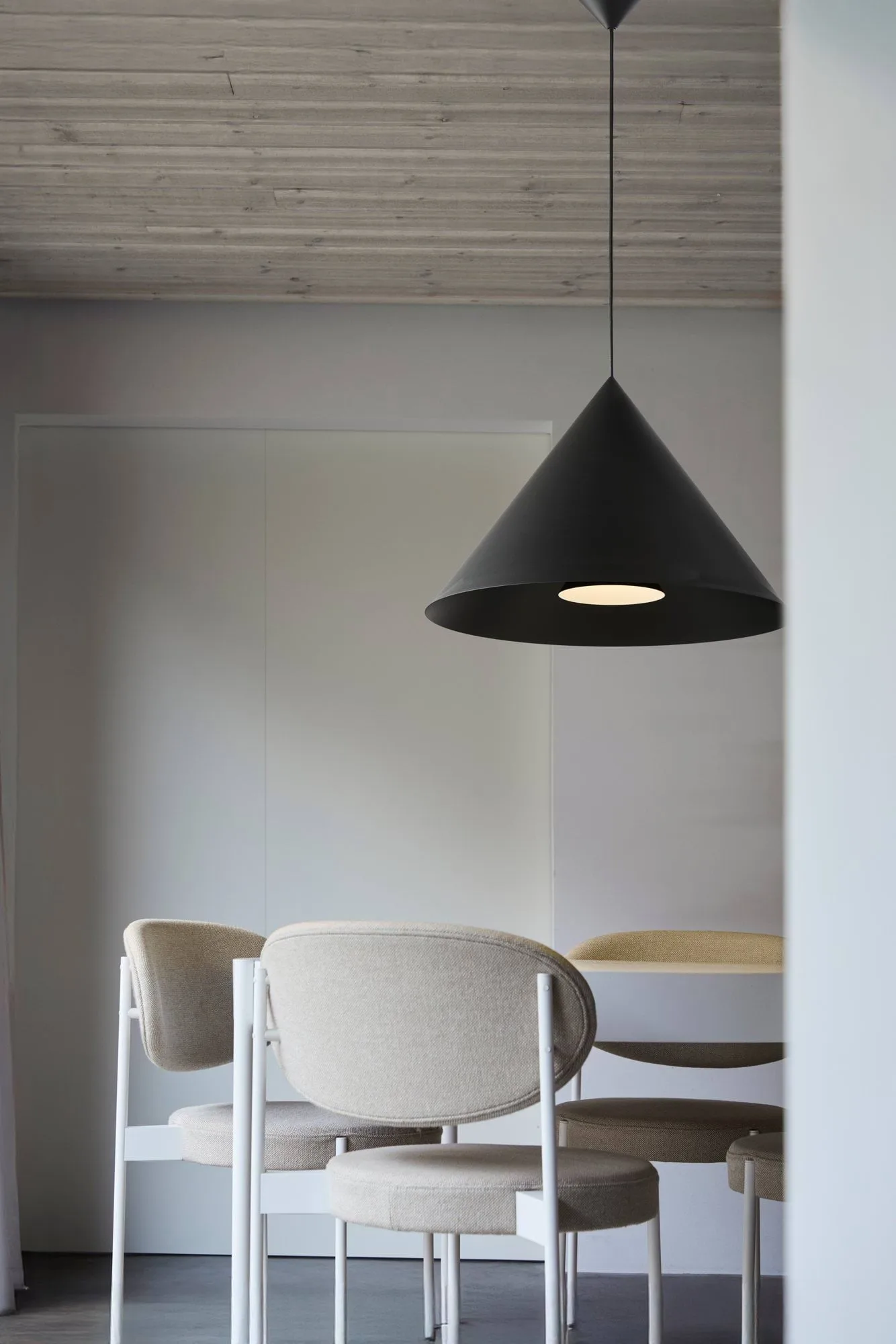 Lámpara colgante Hanzu, Negro, Ø55 cm Loom Design