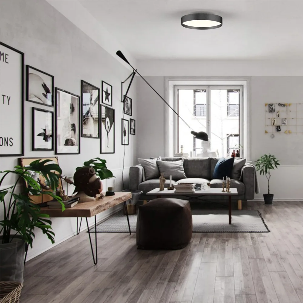 Plafón Lucia 45, Blanco-oro Loom Design