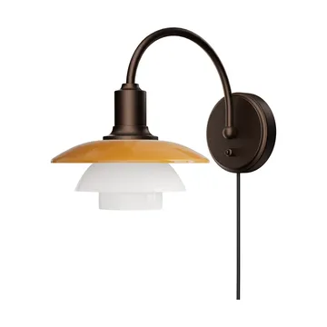 Aplique PH 2/2 Centenary Edition - Amber-opal white, con enchufe - Louis Poulsen