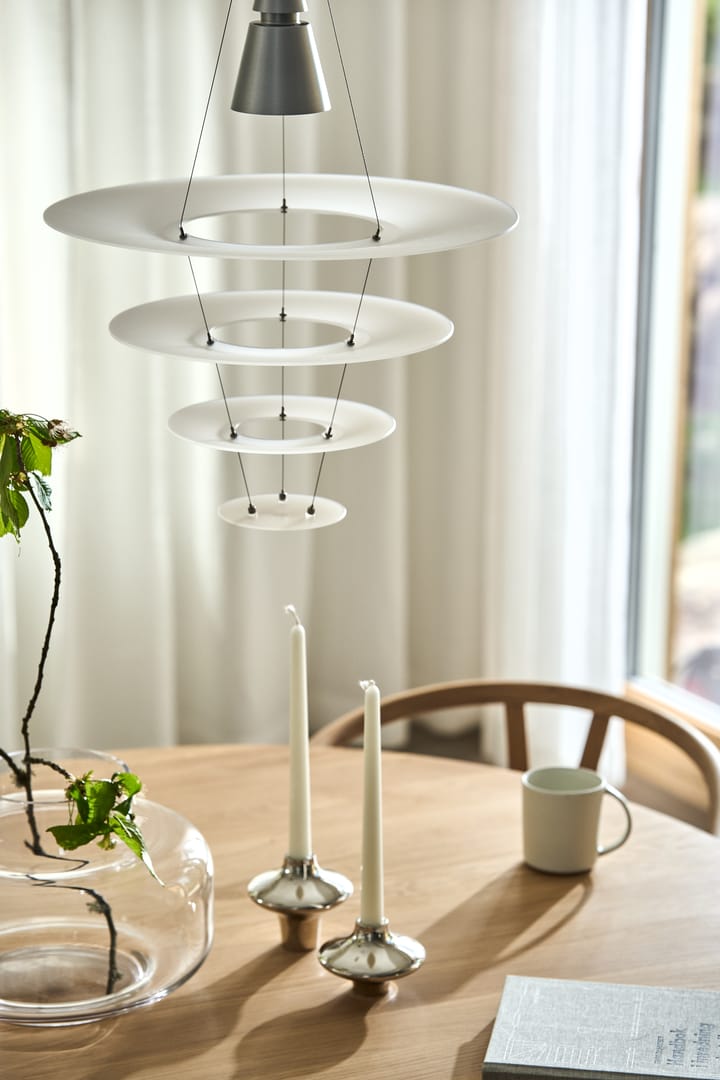 Lámpara colgante Enigma 425, Blanco Louis Poulsen