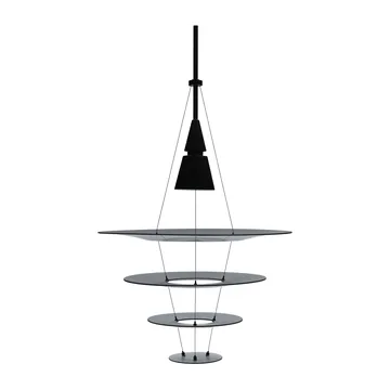 Lámpara colgante Enigma 425 - Negro - Louis Poulsen