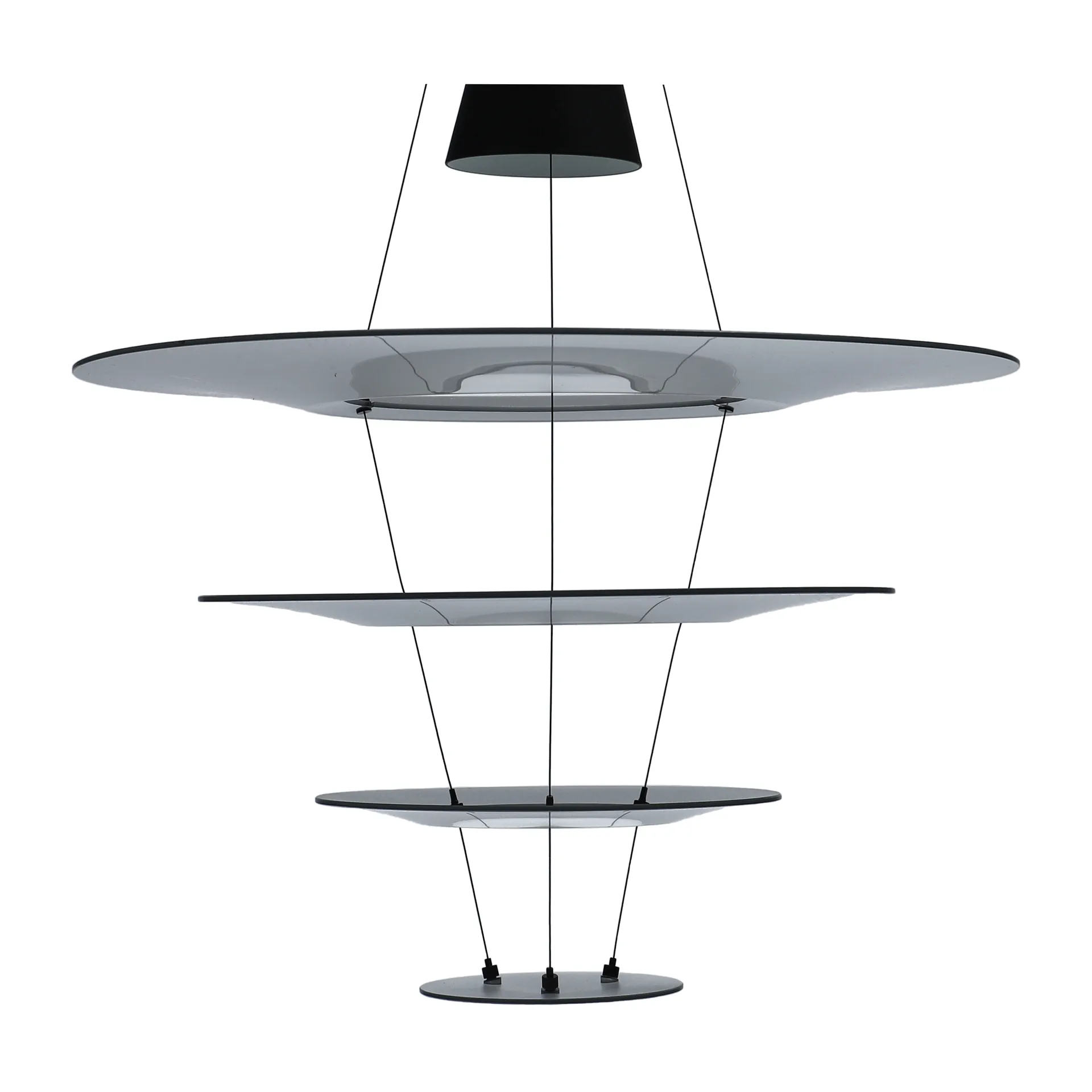 Lámpara colgante Enigma 425, Negro Louis Poulsen