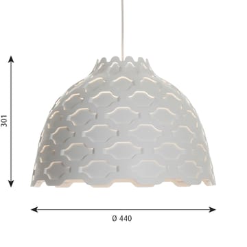 Lámpara colgante LC Shutters Ø44 cm - Blanco - Louis Poulsen