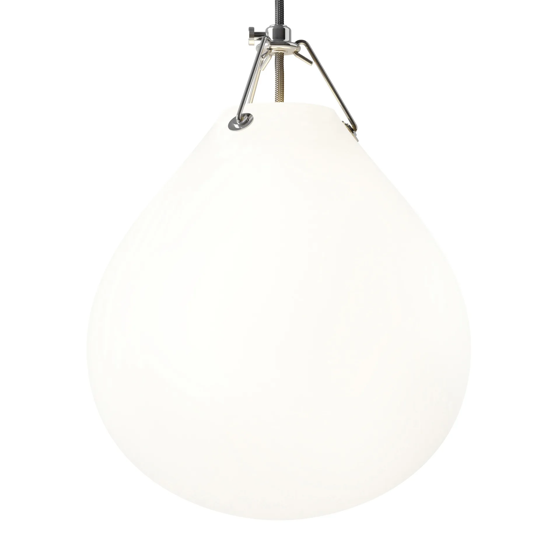 Lámpara colgante Moser Ø25 cm, Blanco mate Louis Poulsen