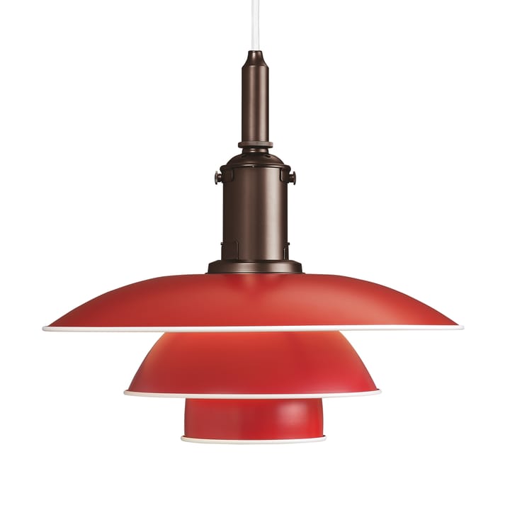 Lámpara colgante PH 3½-3 - rojo - Louis Poulsen
